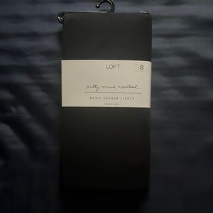 Black Opaque Tights NWT
